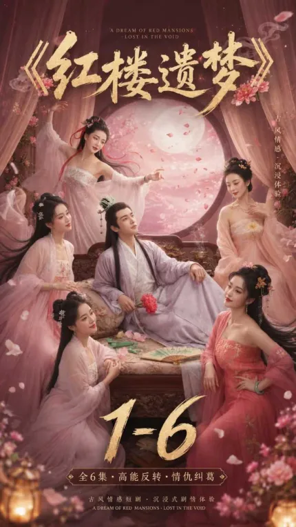 红楼遗梦 AI成人短剧 第1-6集 皇帝般的生活 舞女们裸舞诱惑 多位美女共度春宵肆意抽插玩弄
