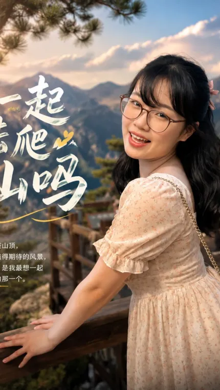一起去爬山吗 AI成人短剧 丰腴少妇邀约猛男爬山 露出乳沟与情色肉丝诱惑勾引 山顶野战开干