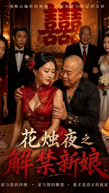 花烛夜之解禁新娘 AI成人短剧 花烛夜被岳父强上夺走初夜 强吻新娘掏出大屌强上猛操骚逼