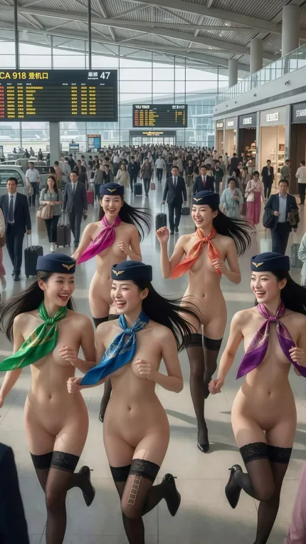 裸体航空 AI成人短剧 特殊空乘裸体航班 飞机上美女空姐裸露上空举办淫趴 视觉盛宴大饱眼福
