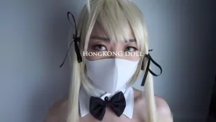 HongKongDoll - 穹妹的美好下午 从日上三竿做到黄昏日暮 25分钟完整版 (戴套射 + 丝袜射)