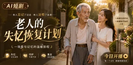 老人的失忆恢复计划 AI成人短剧 老头用性爱恢复记性 人虽老但精力满满狠操熟女骚逼