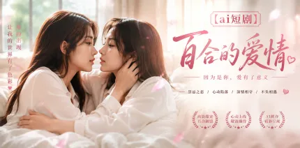百合的爱情 AI成人短剧 极致甜虐 两美女双手被绑甜蜜肉体交缠 全身舔舐调情互磨豆腐湿身高潮