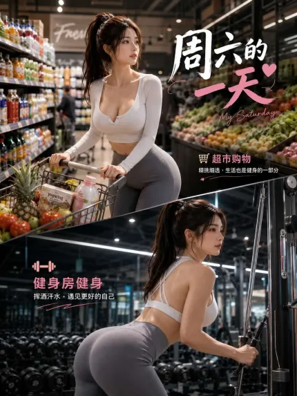 AI成人短剧 周六的一天